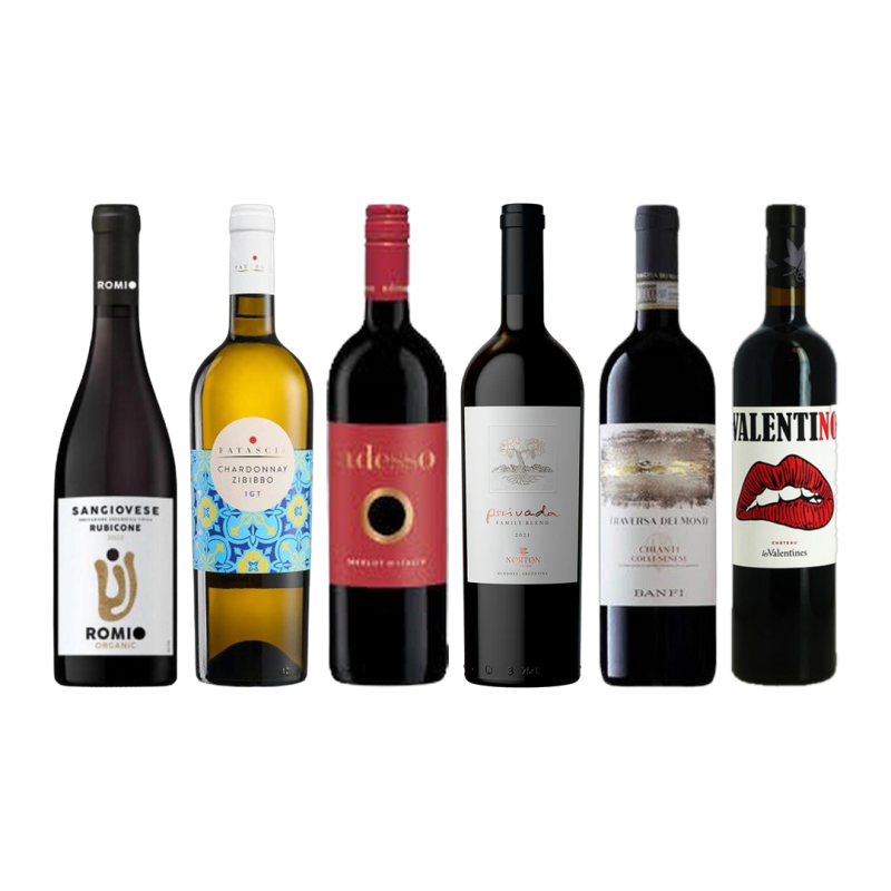 The Weeknight Six – mixed case of six wines from Italy, Argentina and Provence