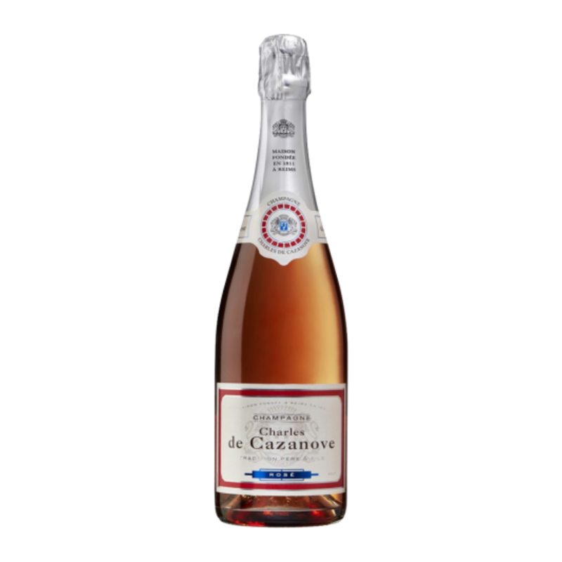 NV Charles de Cazanove Brut Rosé – Champagne, France – Pink Champagne with Backbone