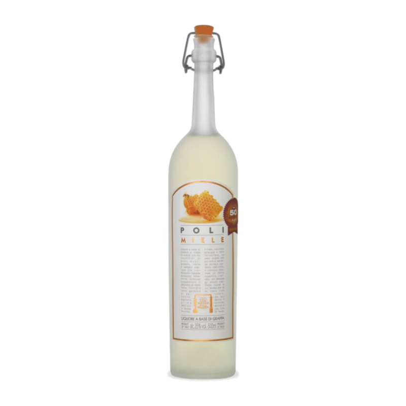 Poli Miele Honey Liqueur – Veneto, Italy – Grappa and Honey Liqueur (500ml)