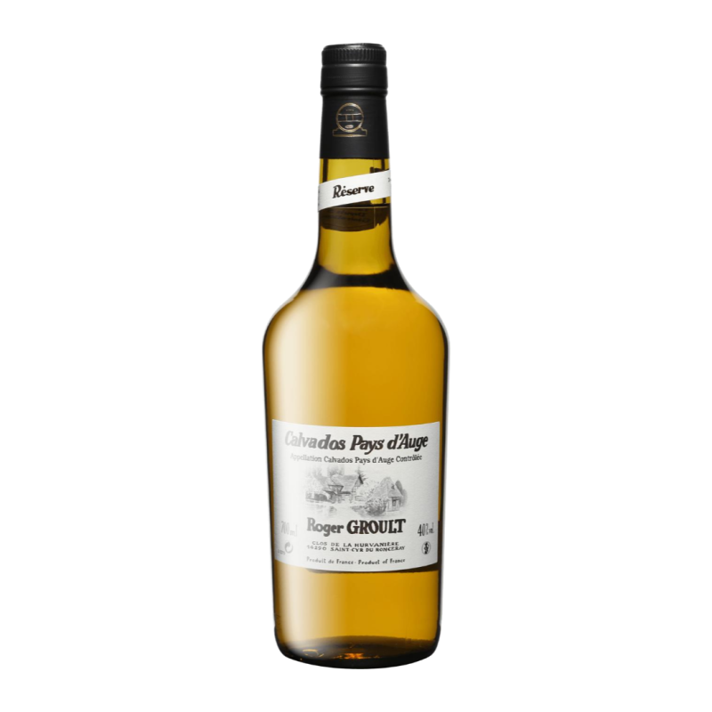 Roger Groult Calvados Pays d’Auge 3 Ans – Normandy, France – Fresh, Apple-Driven Calvados (700ml)