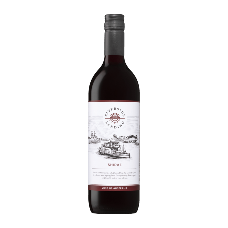 2024 Riverside Landing Shiraz – South Australia – Juicy Barbecue Red