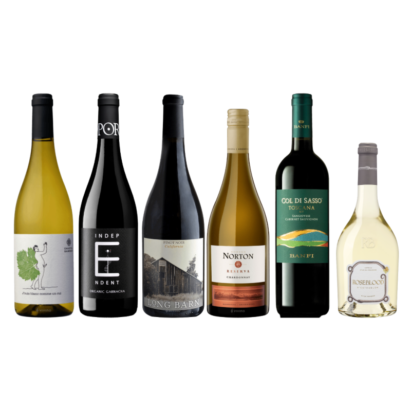 The Crowd Pleaser Six – six of Vin Geek's best-selling wines