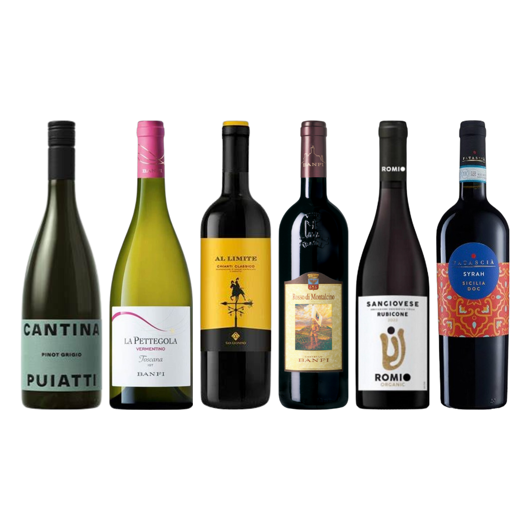 The Italian Table Twelve – Geek-Curated Mixed Case (12 × 750ml)