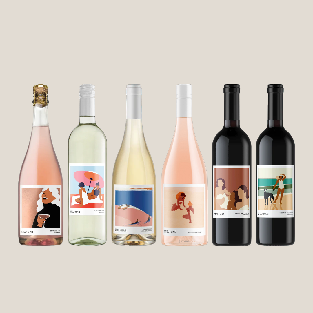 The STEL+MAR Six: six bottles of STEL+MAR California wine